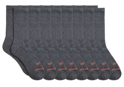 TIME Comfort Socks (unisex) - Calf Socks - 8 Pack / Small by TIME Slippers