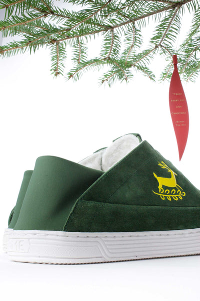 Women's Low-top Slippers-TIME Slippers-,#color_elf-green