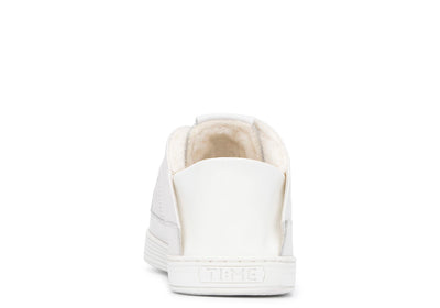 Leather slipper low top, #color_leather-white-white