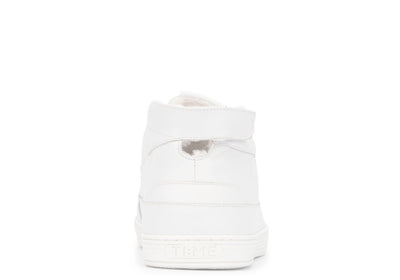 Leather mid top slippers, #color_leather-white-white