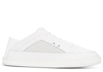 Leather slipper low top, #color_leather-white-white