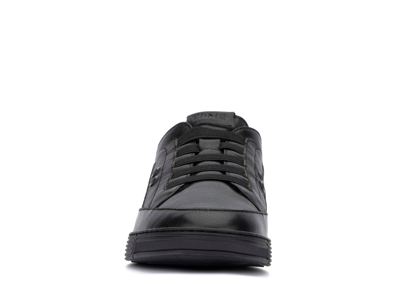 Leather slipper low-top, #color_leather-black-black