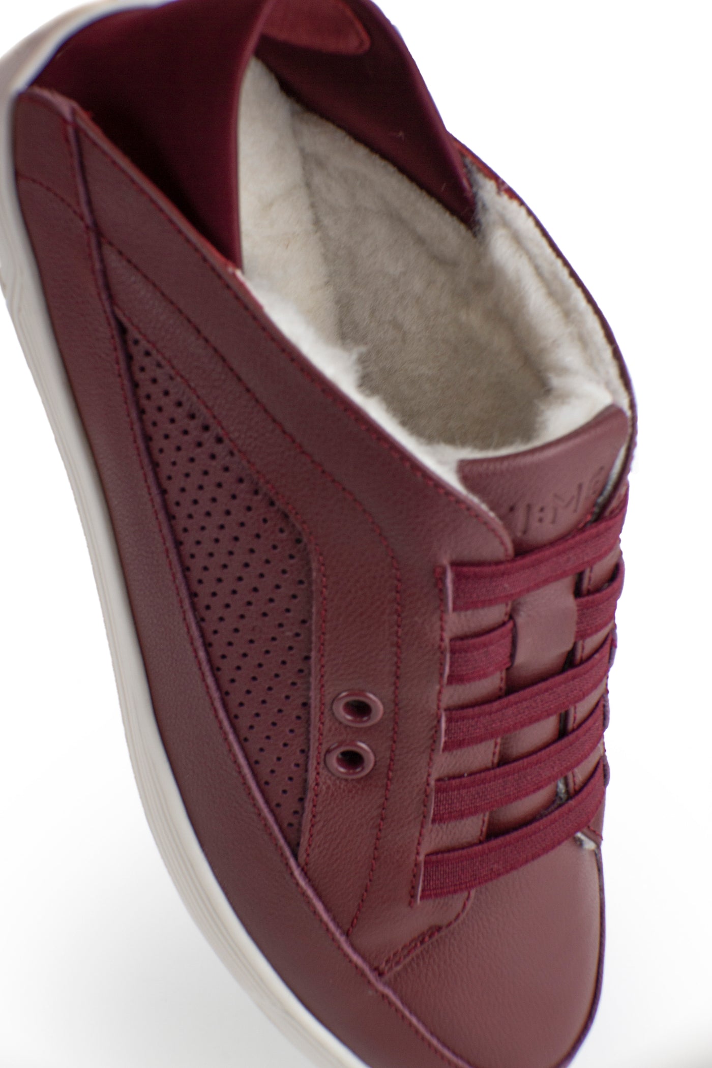 TIME Slippers-Women's Low-top Slippers, #color_leather-burgundy