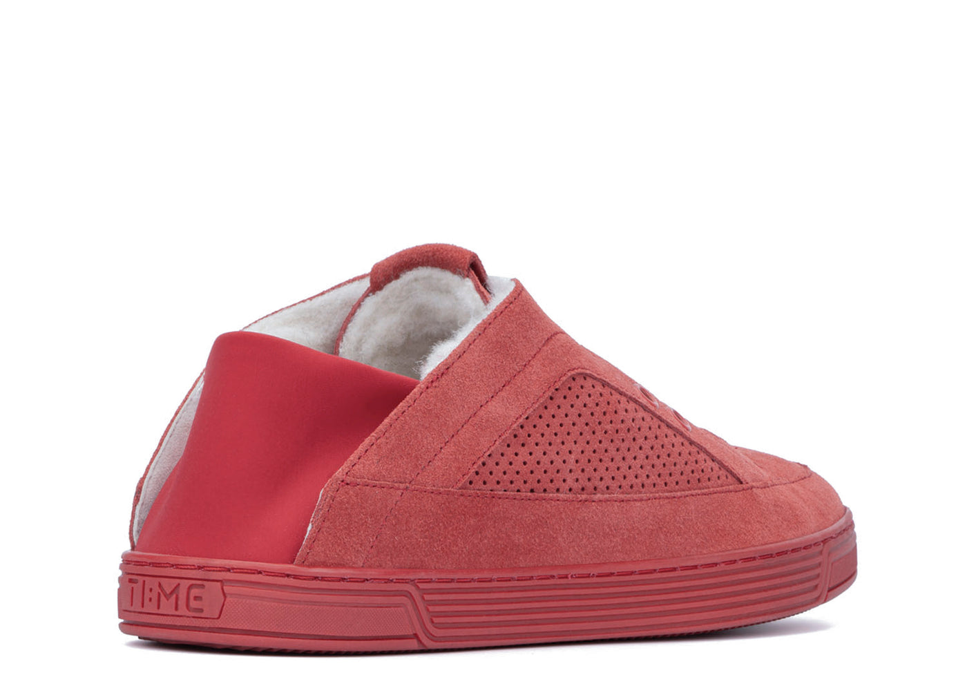TIME Slippers-Women's Low-top Slippers, #color_suede-candy-red