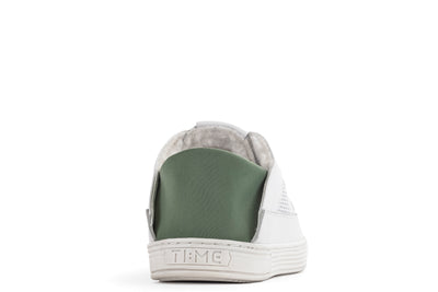 TIME Slippers-Men's Low-top Slippers, #color_leather-white-olive