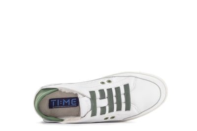 TIME Slippers-Men's Low-top Slippers, #color_leather-white-olive