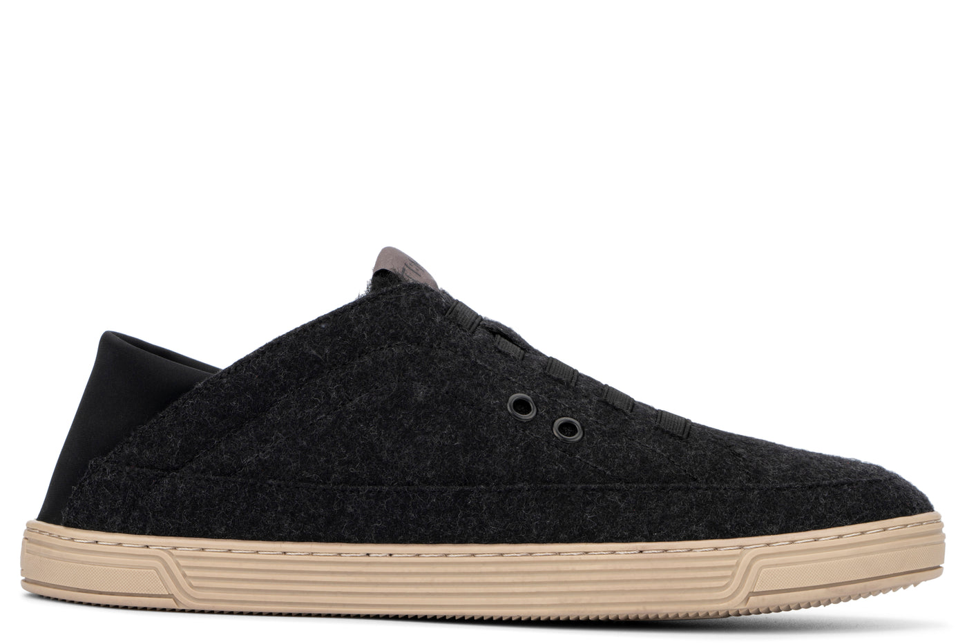 TIME Slippers-Men's Low-top Slippers, #color_merino-charcoal-beige