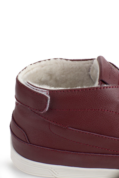 TIME Slippers-Women's Mid-top Slippers, #color_leather-burgundy