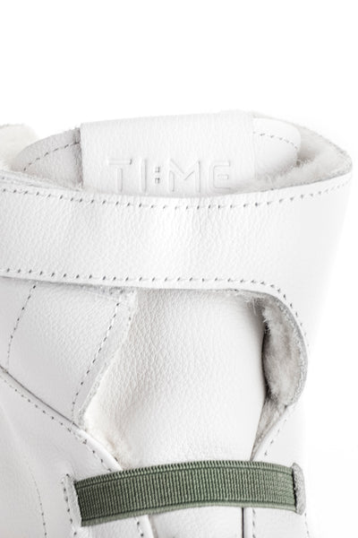 TIME Slippers-Men's Hi-top Slippers, #color_leather-white-olive